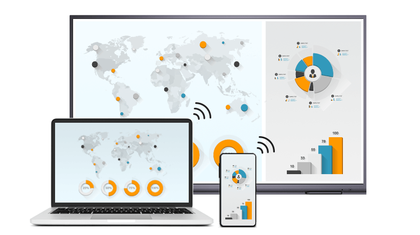 Wireless projection