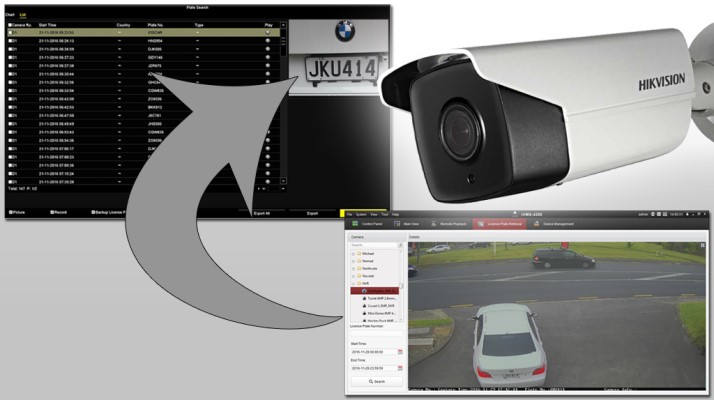 Vehicle number plate recognition camera